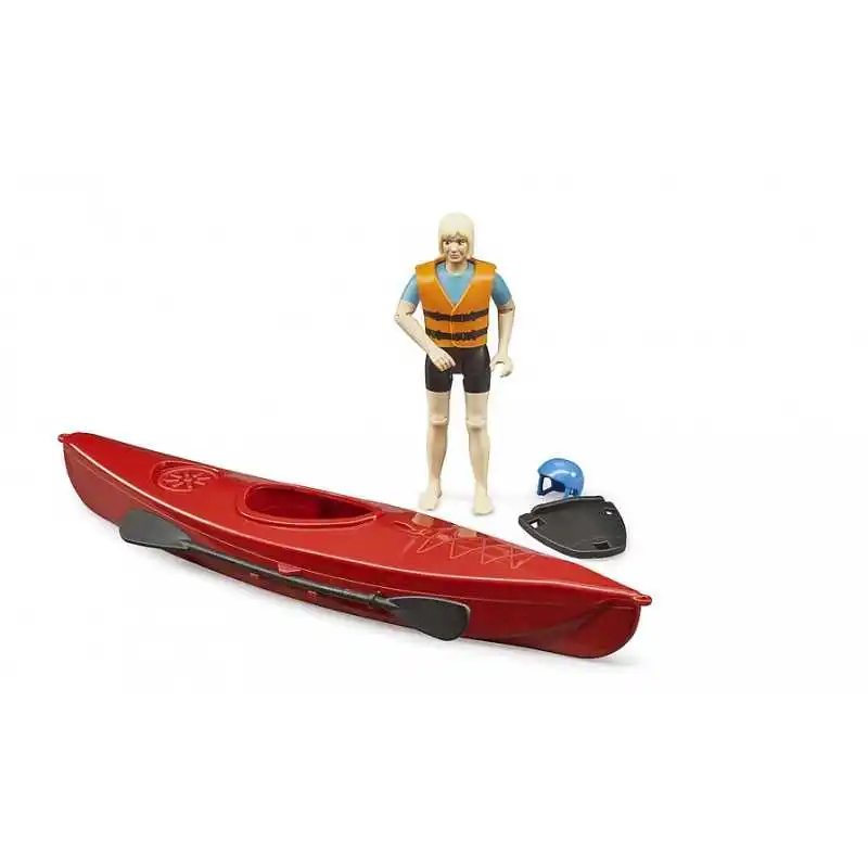 Bruder Kayak Bworld with aquatic sports figure-all-round training-protection and coastal accessibility