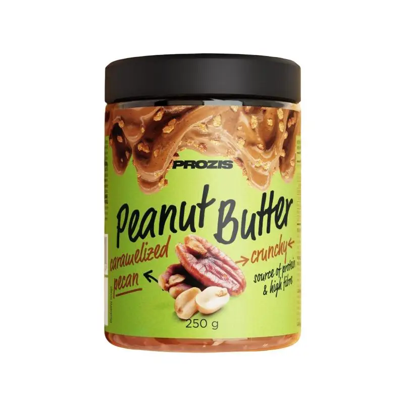 Peanut butter with caramelized pecana nuts (250g) - prozis