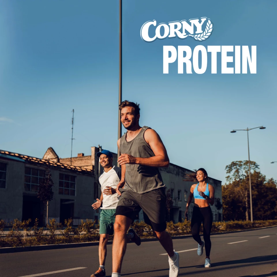 Corny protein bars 30% vanilla protein. Yes added sugars. Pack 6x50gr