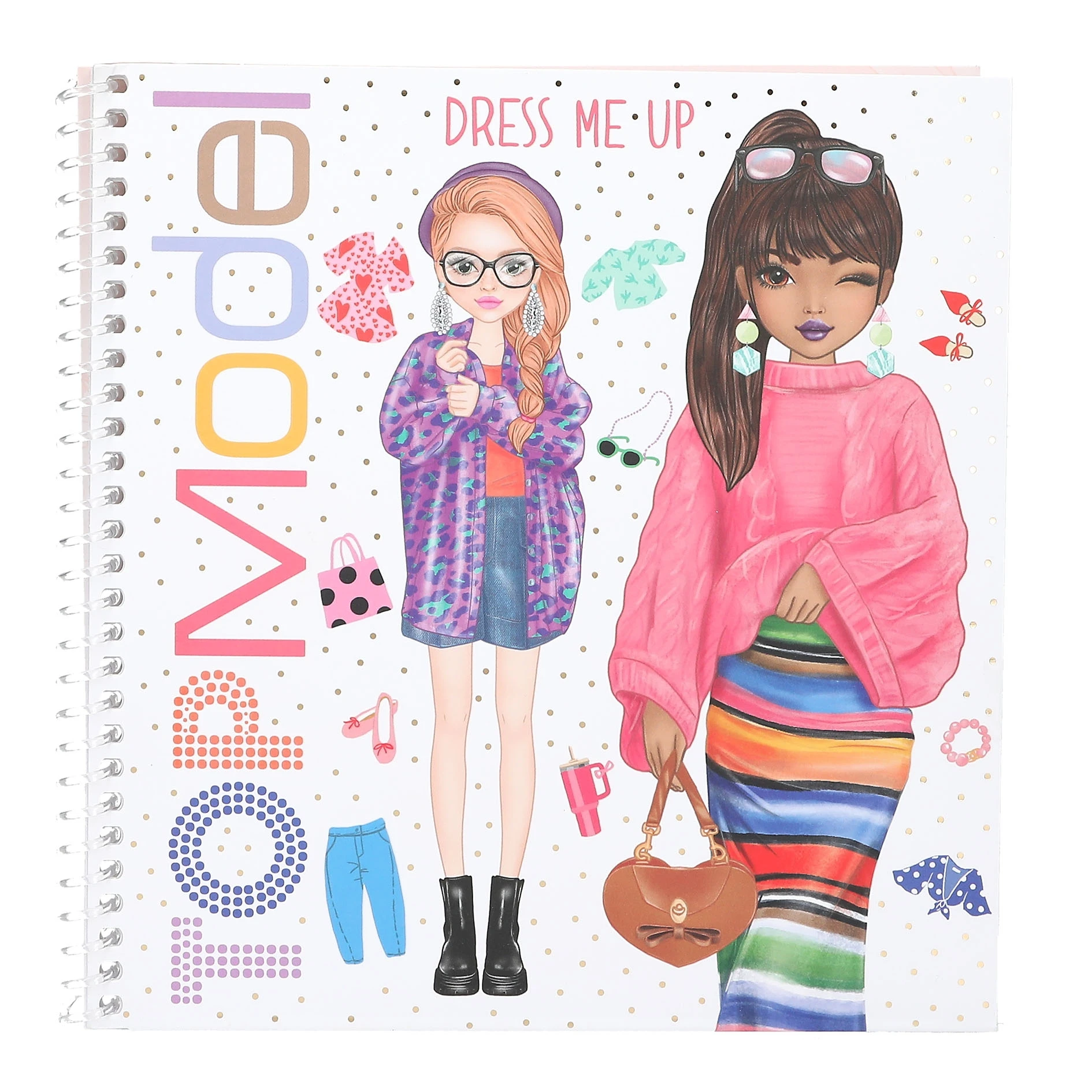 TOP MODEL - CUADERNO DE PEGATINAS DRESS ME UP SUMMER, 0013804, TIENDA CON LICENCIA OFICIAL