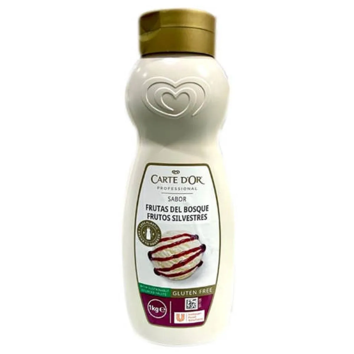 CARTE D´OR Sirope de frutas del bosque 1kg - Sin gluten - Unilever food solutions Professional