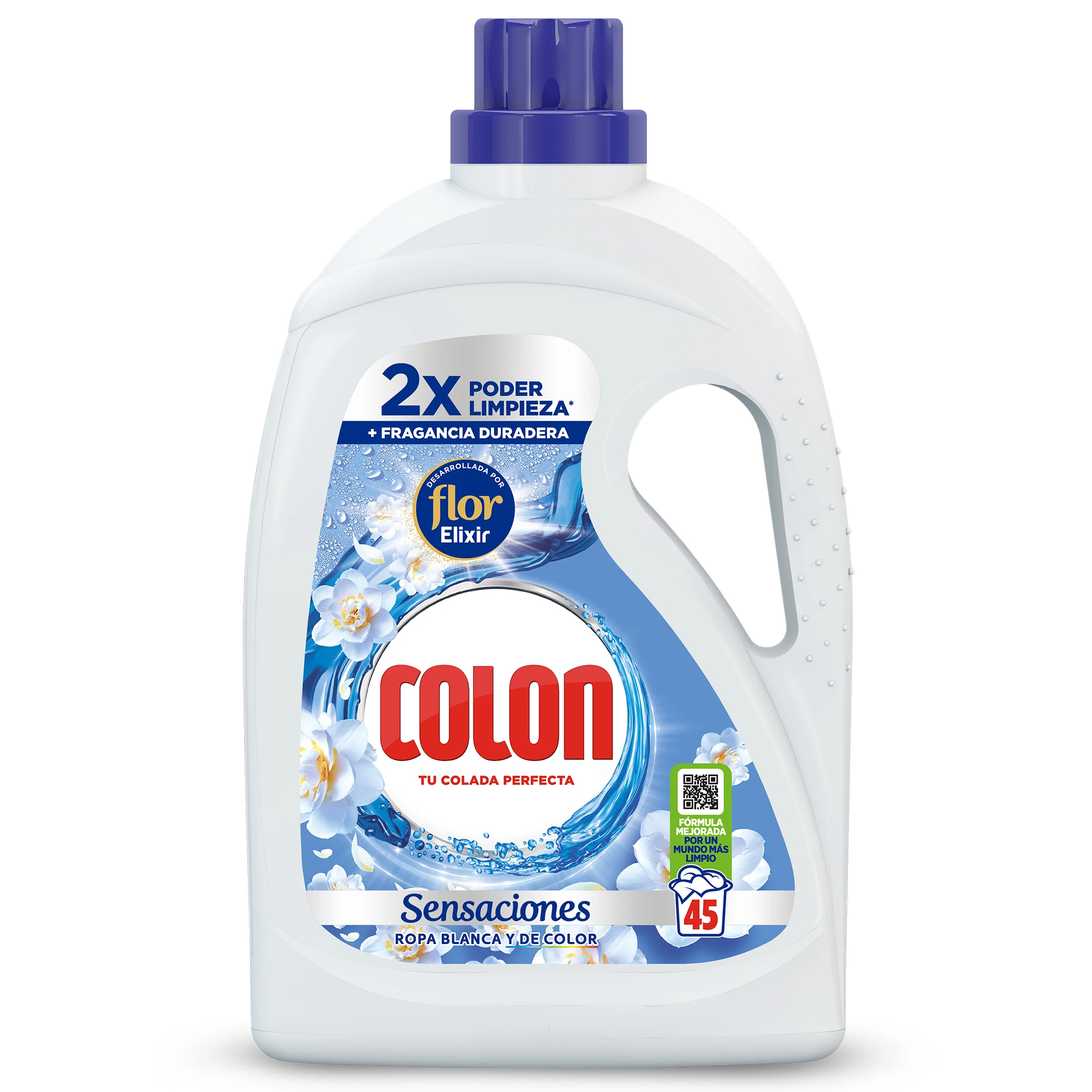 Colon Detergente para la Ropa Gel Sensaciones 45 lavados
