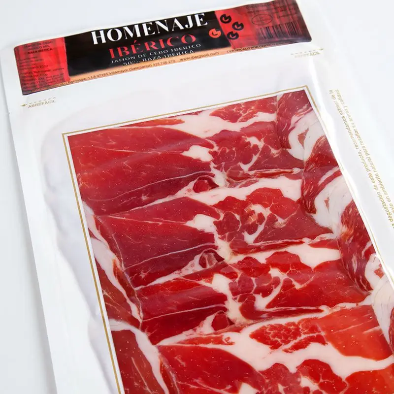 JAMON CEBO IBERICO IBERGOOD 50% RAZA IBERICA SOBRE 100GR ( 7 SOBRES DE 100G)