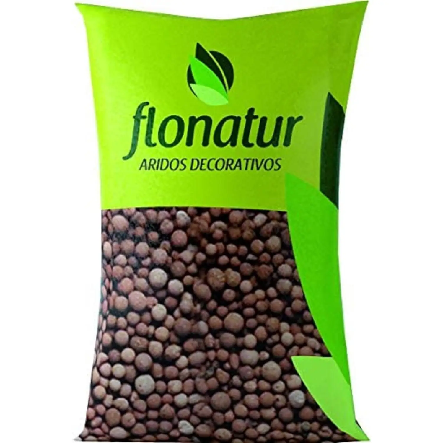 Flonatur, Arlita Saco de 20 Litros para Drenaje de Macetas y Jardines, Arcilla Expandida para Plantas en Forma de Bolas, Mantiene la Tierra Húmeda, Ideal para el Drenaje de Suelo