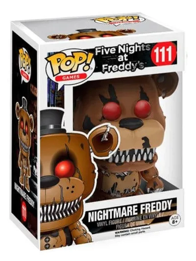 Funko Pop Nightmare Freddy Five Nights At Freddy's 111