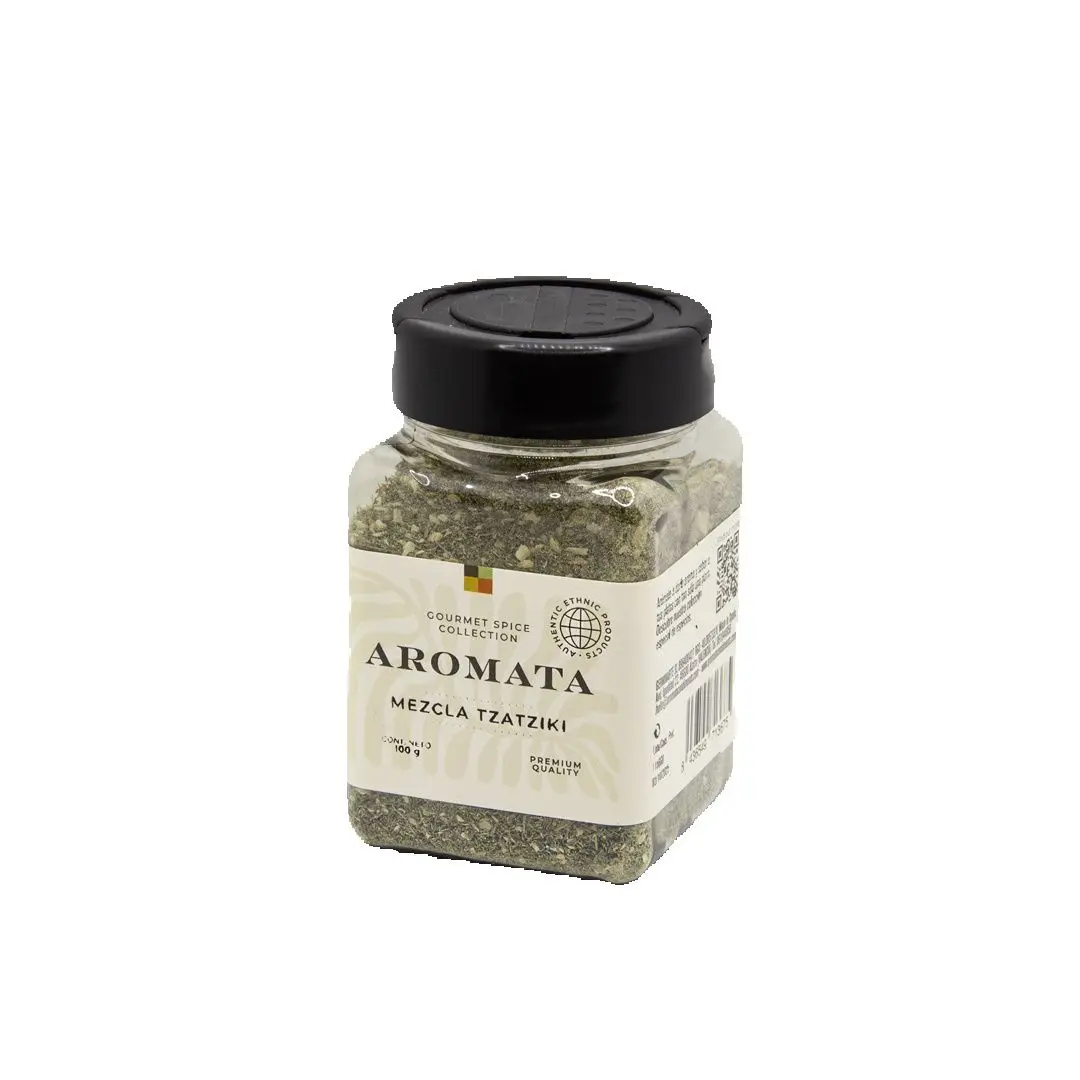 Mezcla Tzatziki de Aromata Condiments mezclala con un yogur griedo y pepino y disfruta de un tradicional dip griego