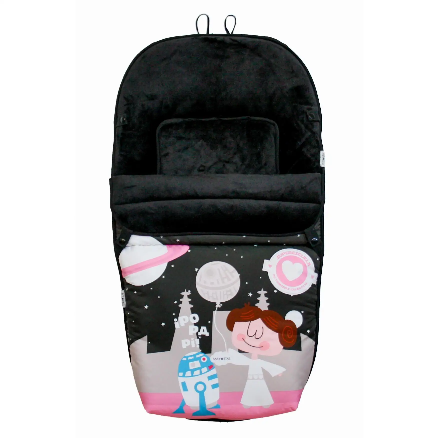 Universal stroller bag (10x49x97cm) with internal fleece fleece collection Galactic pilots