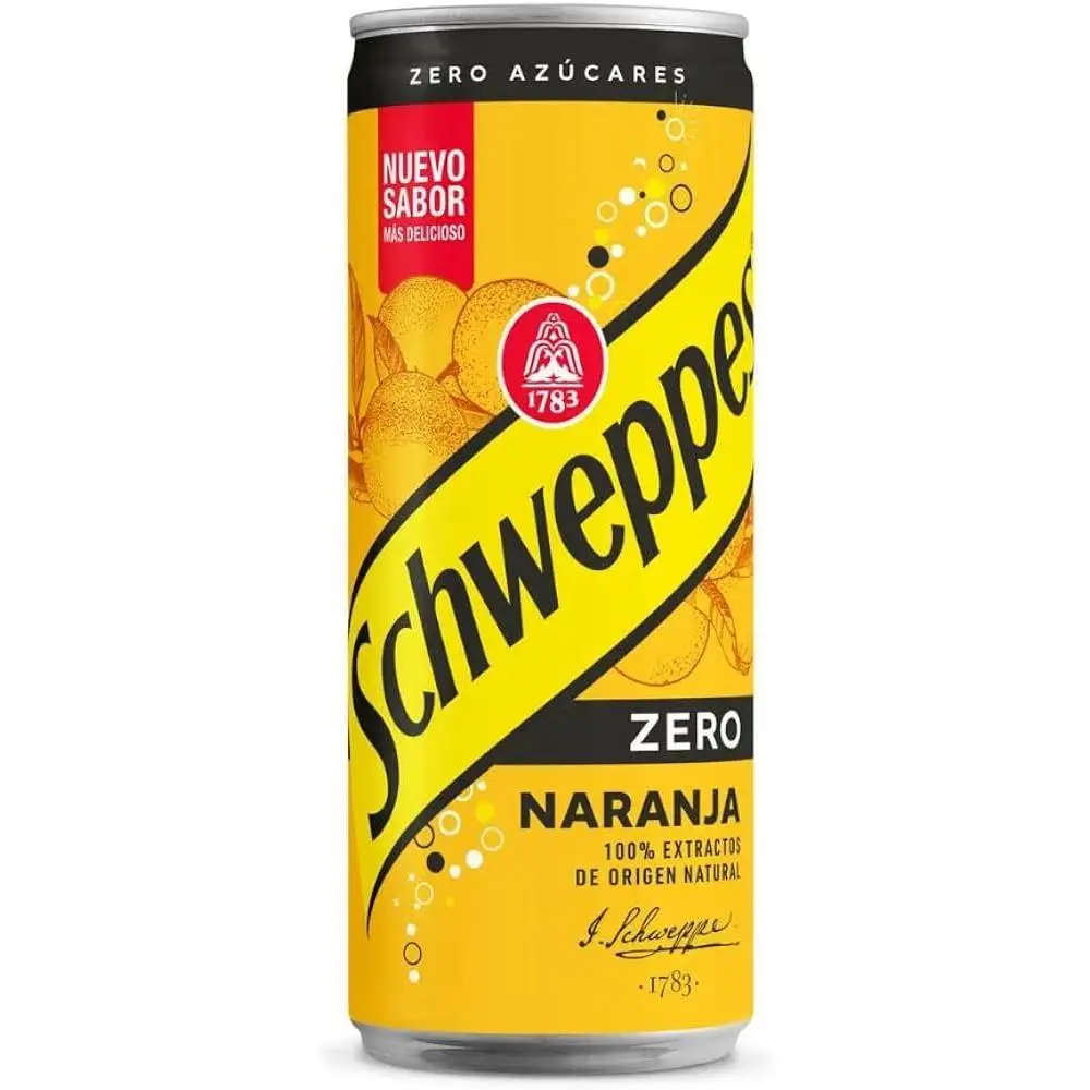 SCHWEPPES Orange ZERO 33CL (24 unds)