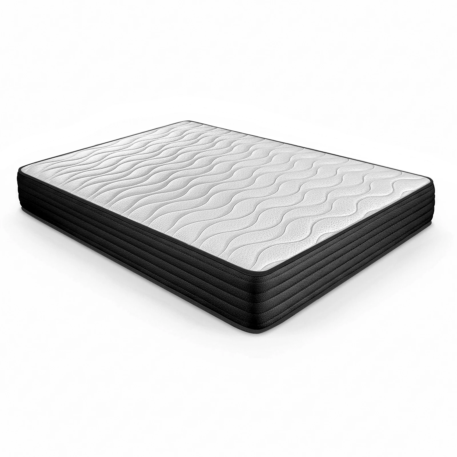 Duérmete Online Colchón Viscoelástico - Viscoblack - Blanco/Negro - Reversible - Transpirable - Altura 20cm - Alta Gama