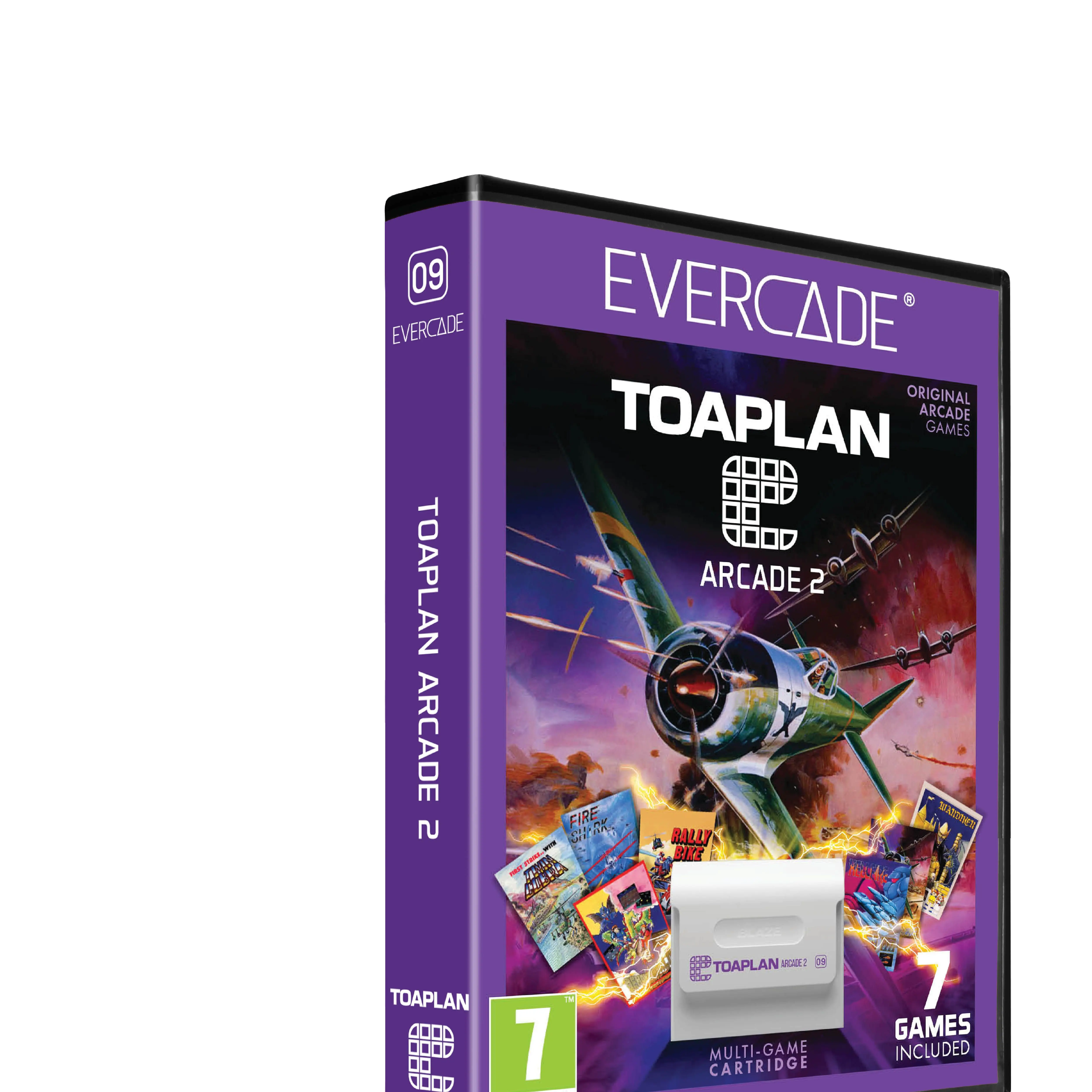 Cartucho Evercade TOAPLAN Arcade 2 - Nuevo precintado - PAL España