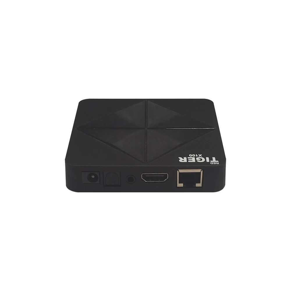 Global Version Tiger Android 12 TV Box X100 4K Ultra HD media player with 2GB RAM, 32GB storage, dual WiFi, Ethernet port, and Bluetooth remote, perfect for streaming services like Netflix and YouTube, ideal for smart TV setups. #6