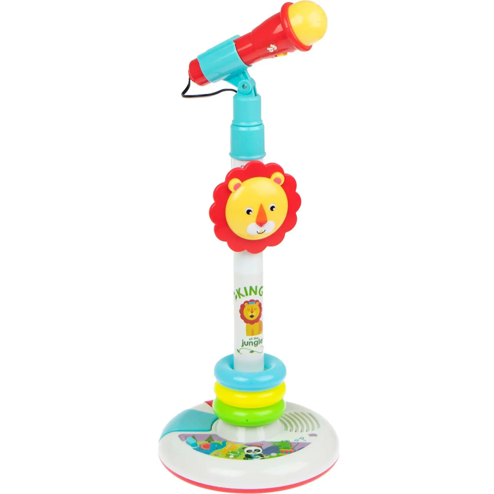 Gerimport Micro con Luces y Sonidos Fisher Price – Micrófono Infantil Interactivo con Efectos Visuales y Auditivos, Ideal para Desarrollo del Lenguaje y Coordinación, Juguete Educativo y Entretenido