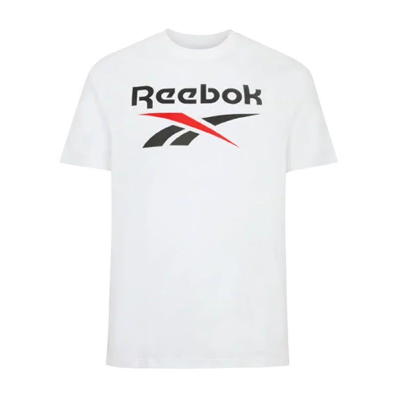 Camiseta Moda Reebok Blanca  Hombre Algodon 100240889