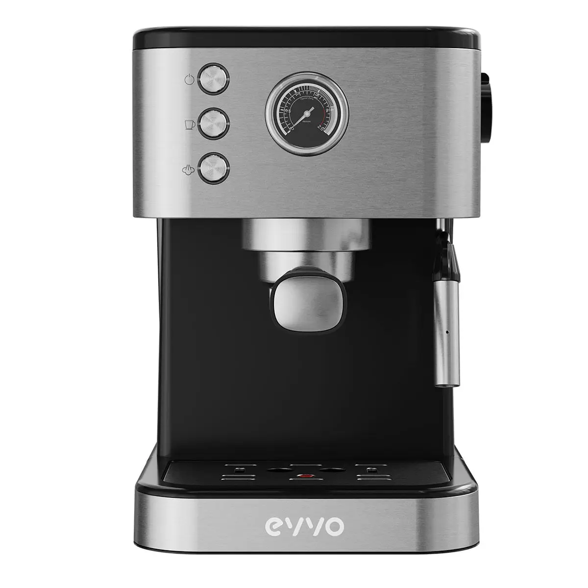 Cecotec Espresso maker intense 10S Evvo 1350W 20 bars with Inox gauge-brewed the best coffee-1.5L water tank-thermo Block technology