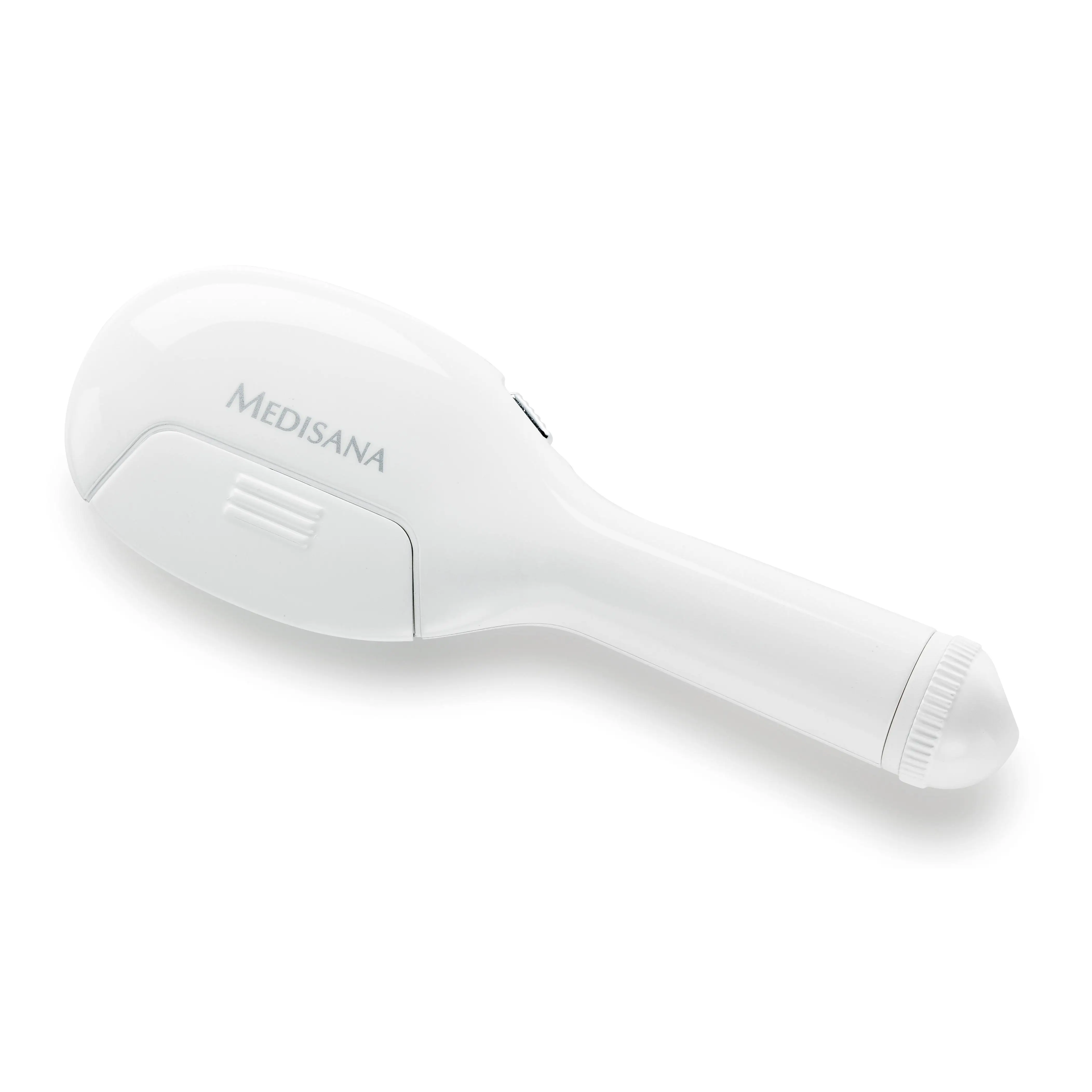 Electric Lice Comb Medisana eliminates lice and nits effortlessly using electric current, battery-operated with 1 AA battery included, lightweight at 95g, and chemical-free for safe use.