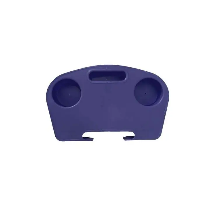 Blue beach chair auxiliary table