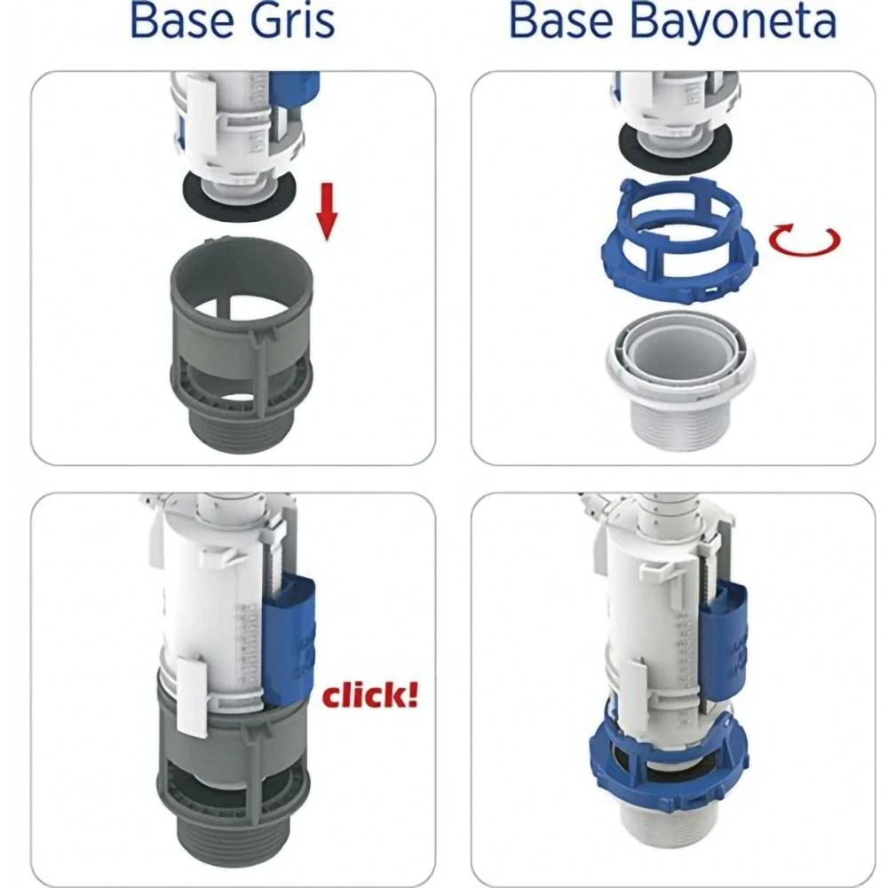 Idrospania Universal Discharge mechanism for tank WC under 51010 / 53010