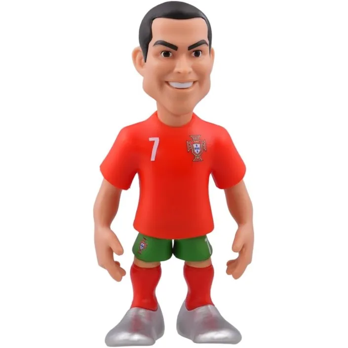 Figura Minix Cristiano Ronaldo Portugal Modelo 7 -  Original - Figuras Miniaturas Coleccionables Para Exhibición - Idea De Regalo - Mercancía Oficial - Juguetes Para Niños Y Adultos - Fans