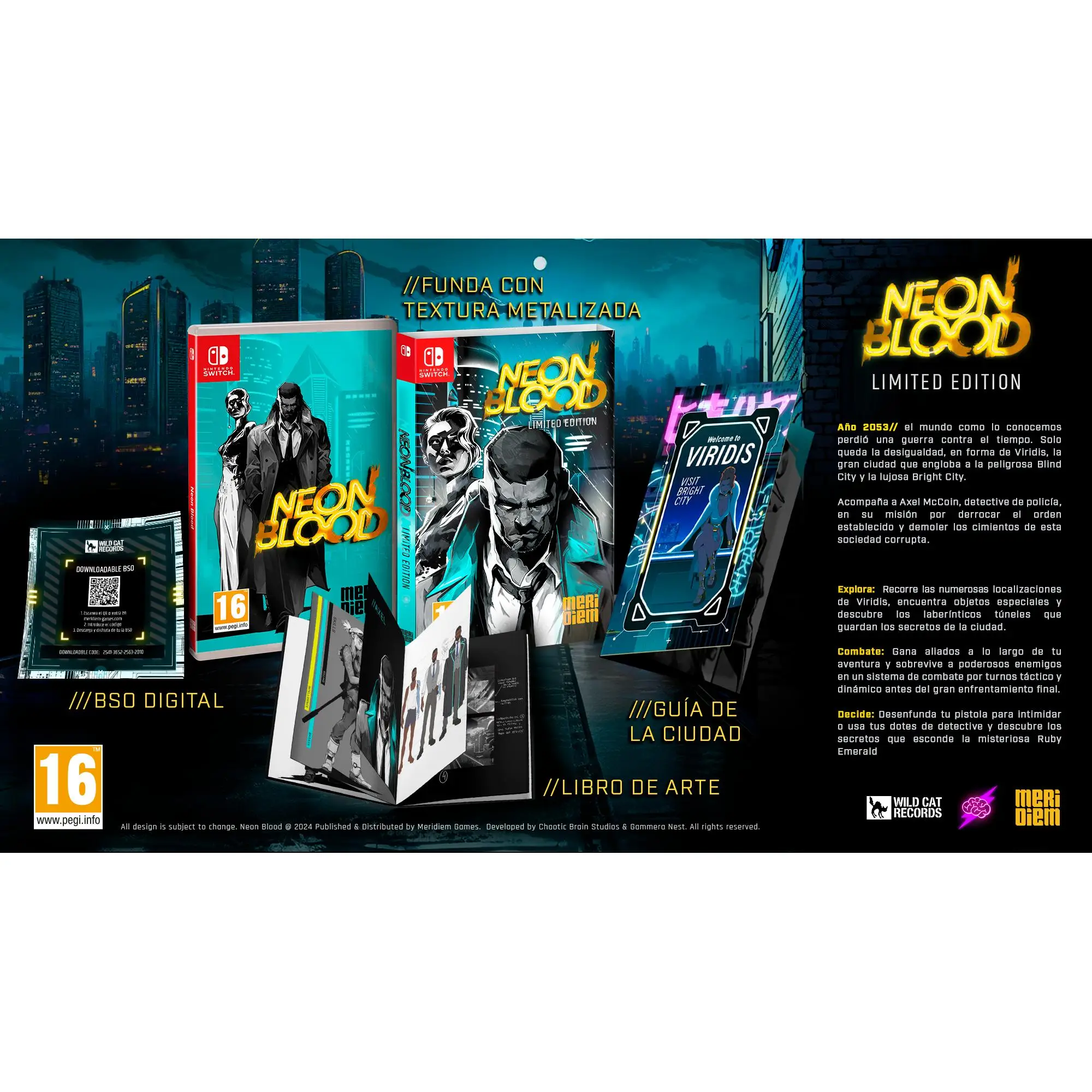 Neon Blood Limited Edition - Nintendo Switch - Nuevo precintado - PAL España