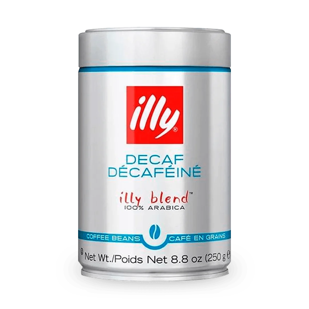 Illy 6 pack decaffeinated coffee beans 250 grs - qumir