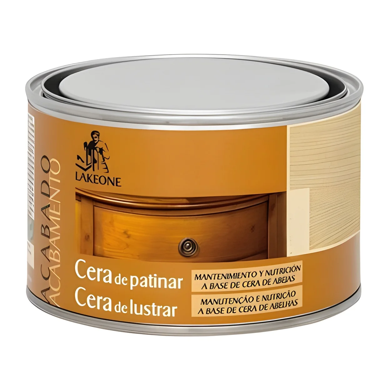 Cera de Patinar para Muebles Lakeone - Brillo Duradero y Fácil de Aplicar