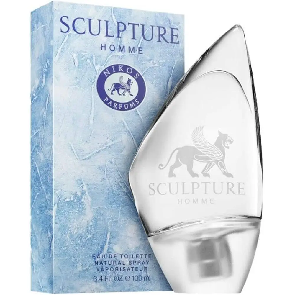 Perfume NIKOS SCULPTURE MEN Eau de Toilette 100 ml - Aroma Fresco y Sensual para el Hombre Moderno y Sofisticado
