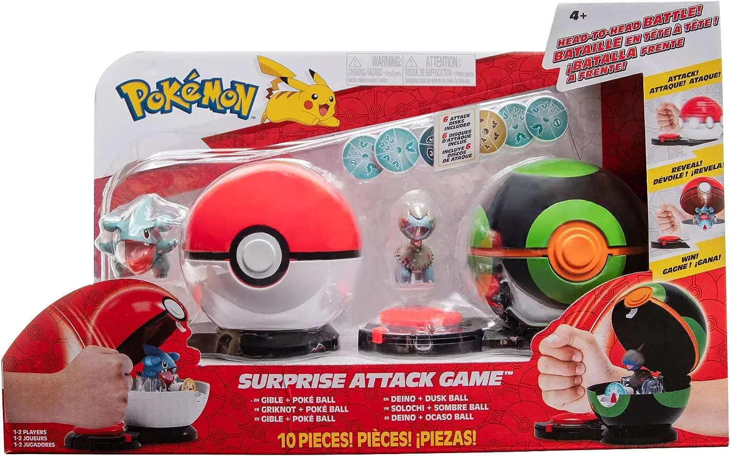 POKEMON Surprise Attack Game Assortment Model (Bizak 63222474)