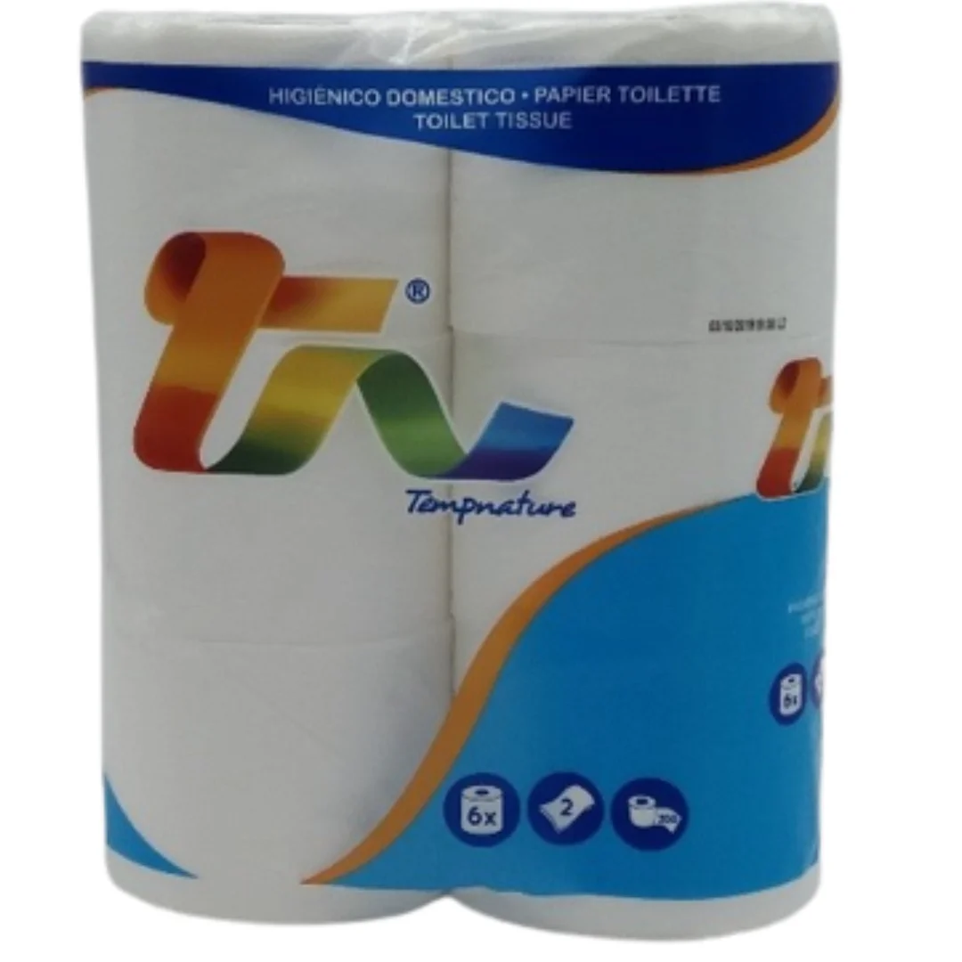 Rollo doble capa para el hogar - 6 rollos con 300 servicios - Artículos de Limpieza para el Hogar