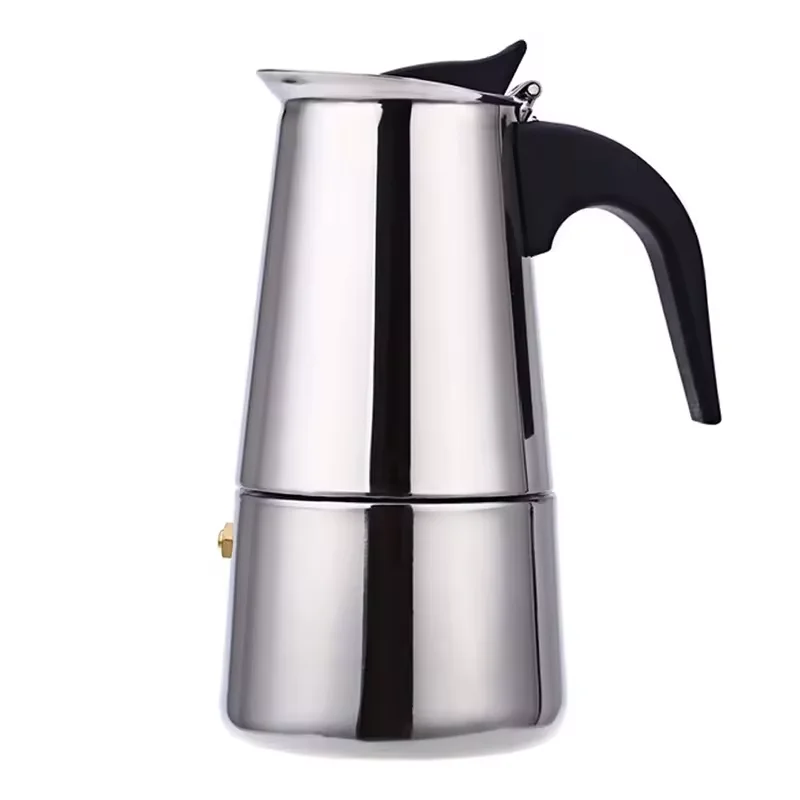 Cafetera de acero inoxidable para uso en el hogar, Cafetera italiana Moka, cafetera expreso, cafetera percoladora, herramientas de café para Latte Stovetop