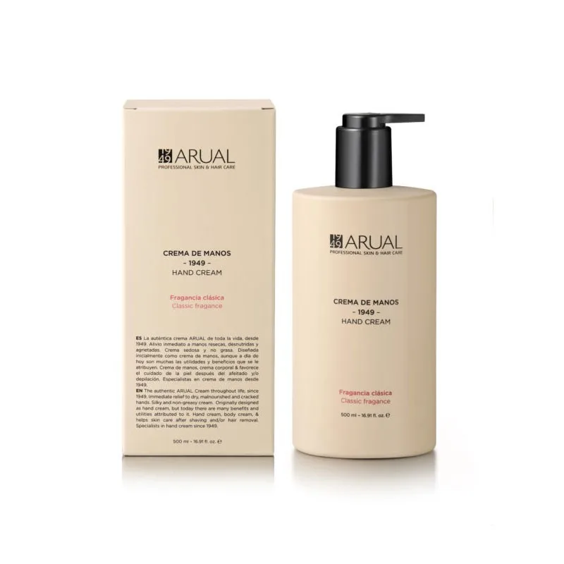 Arual Crema  Manos 500 ml - Cuidado Personal y Belleza