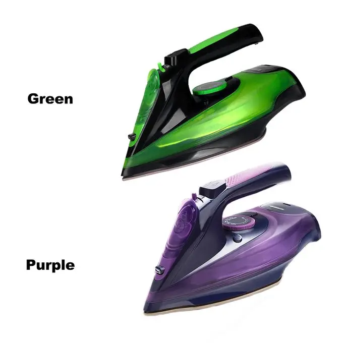 Cordless steam iron, 2400 w, 370 ml water tank, cordless steam iron with ceramic base and sole