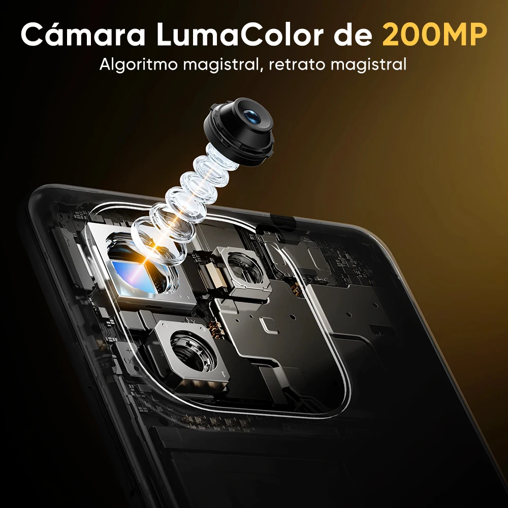 Realme 16 Pro Plus 5G teléfono Snapdragon 7 Gen 4 8GB+256GB|12GB+512GB，Batería 7000mAh 80W Carga Rápida，Cámara 200MP OIS Pantalla AMOLED 144Hz 6