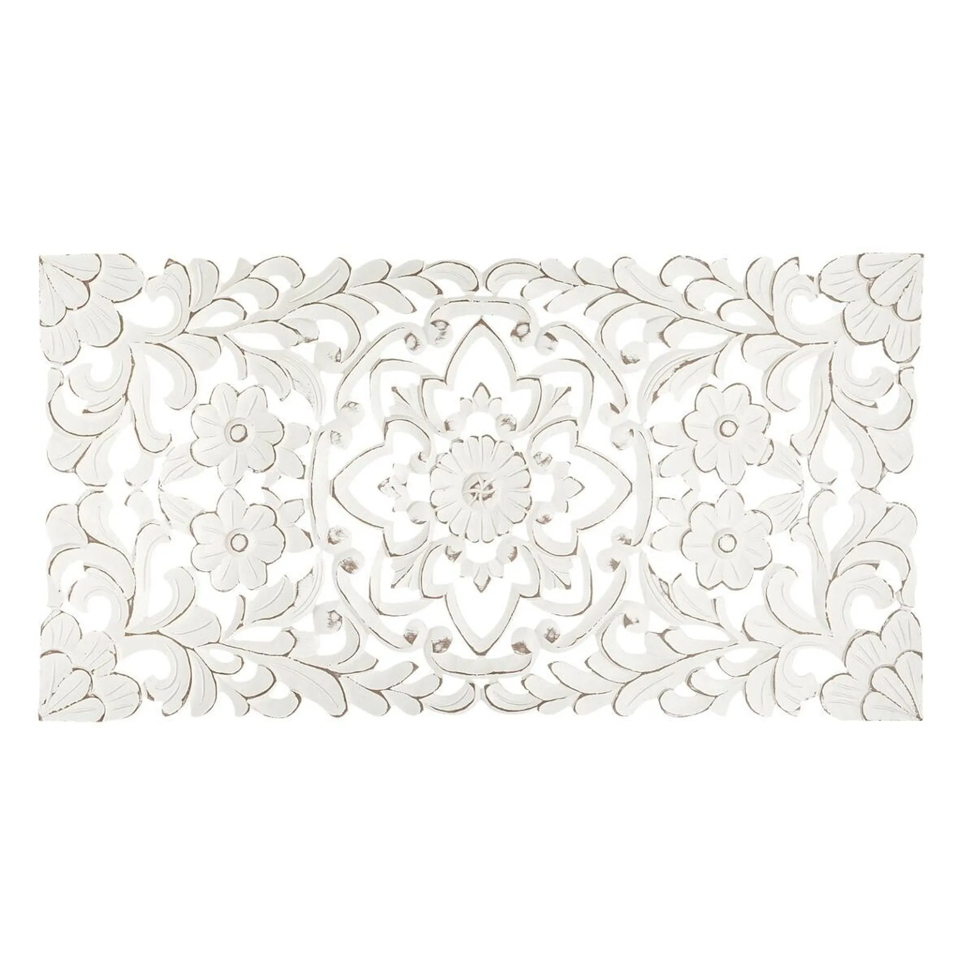 Decoración de Pared Tallada en Madera Atmosphera 85x45cm