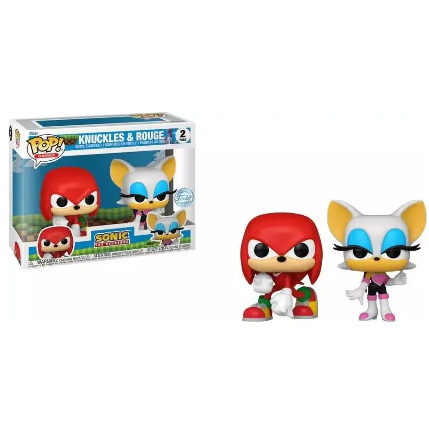 Funko pop Knuckless & Rouge 2 Pack Sonic the Hedgehog