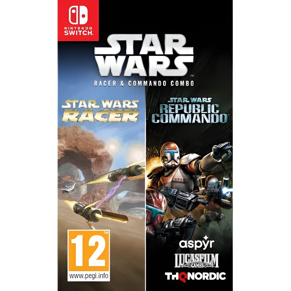 Star Wars Racer y Commando Combo - Nintendo Switch - Nuevo precintado - PAL España