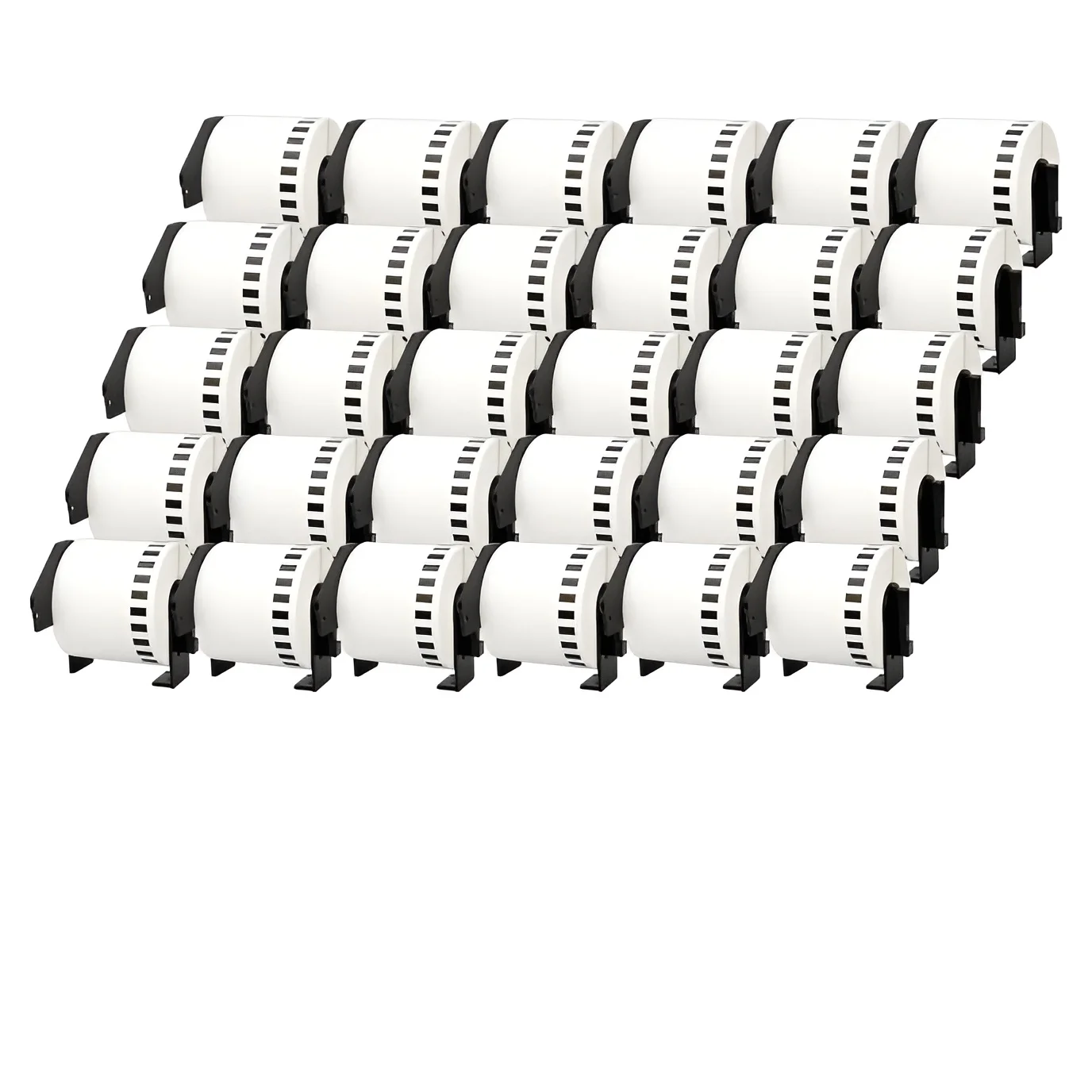 30 unidades Etiquetas Brother DK22205 Blanco Cinta Continua Papel Térmico 62mmx30.48mm - Compatible con QL1050 QL1060 QL500 QL550 QL560 QL570 QL580 QL650 QL700 - Gran Cantidad