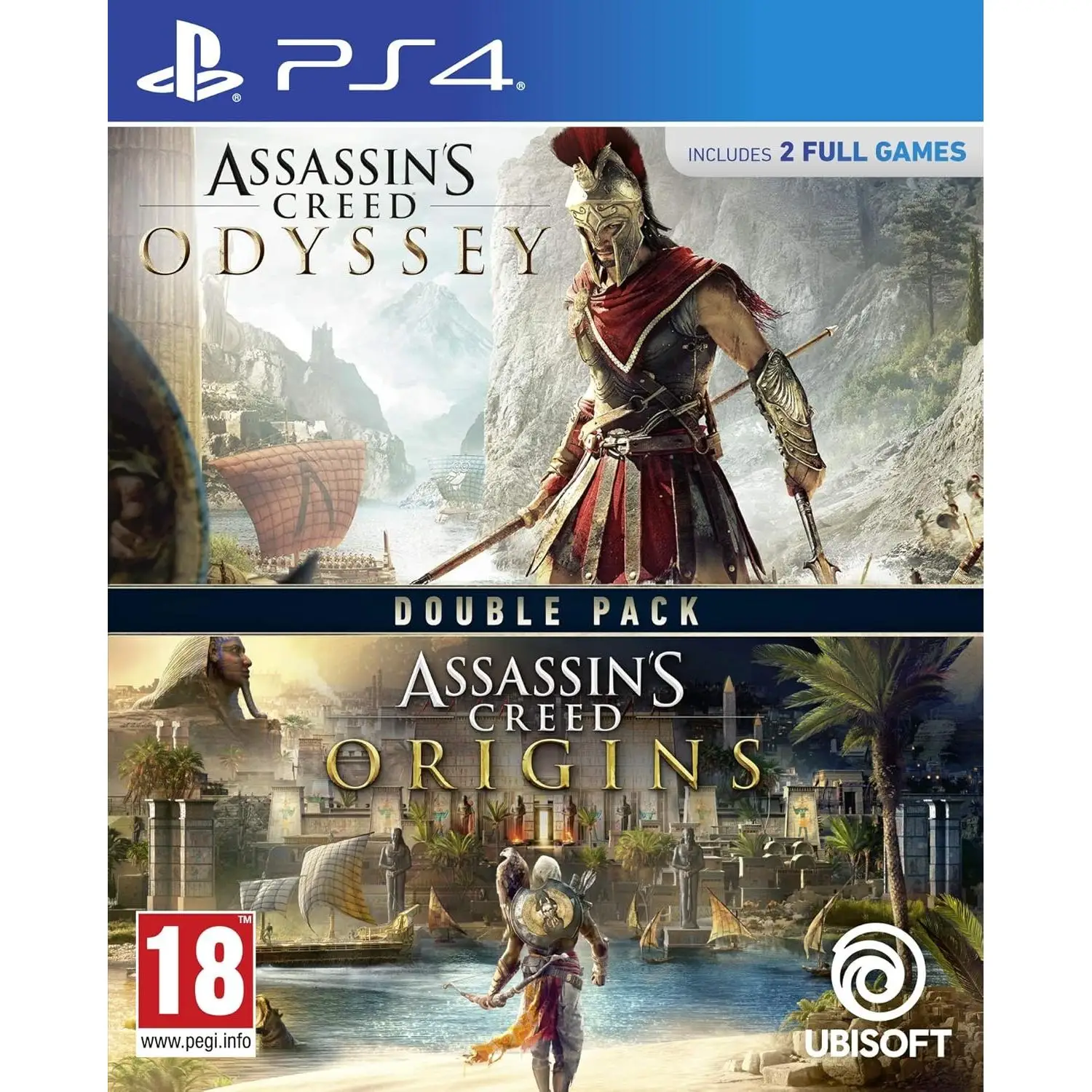 Assassin's Creed Origins & Odyssey, Juego para Consola Sony PlayStation 4, PS4