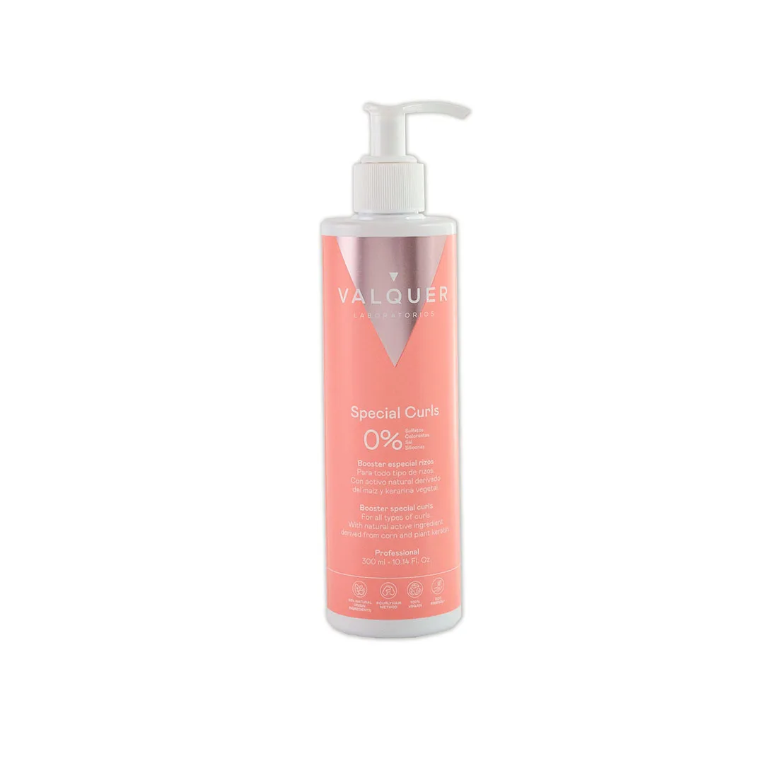 Valquer Gel booster (Activador de Rizos) 300ml. Booster apto Método Curly de Valquer Laboratorios que potencia los rizos naturales del cabello: prepara, perfecciona y define el cabello rizado. Sin