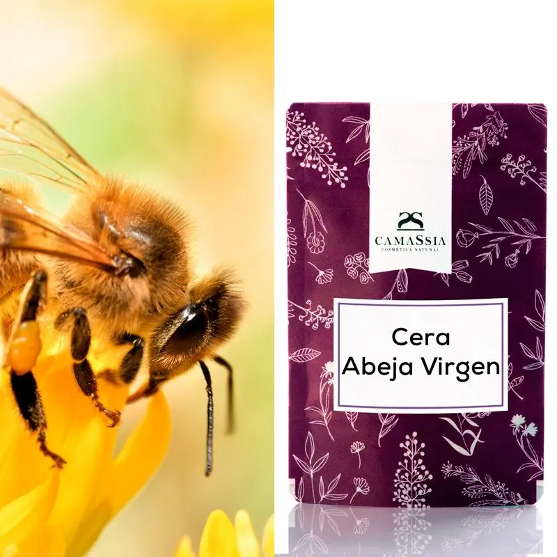 Camassia Cera de Abeja Virgen (láminas) | Mantecas y Ceras para Cosmética | Directo de Apicultor Español - 100% Natural de Colmena | Gran Poder Antioxidante E Hidratante