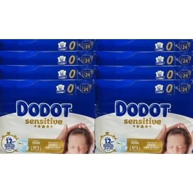 Pañales Dodot Sensitive Talla 0 Recién nacido. Dodot