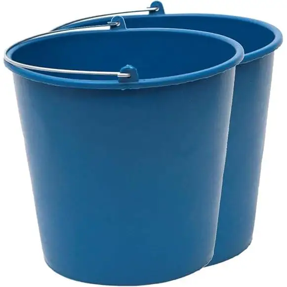 CUBO PLASTICO AZUL 12L - Pack de 2 cubos -