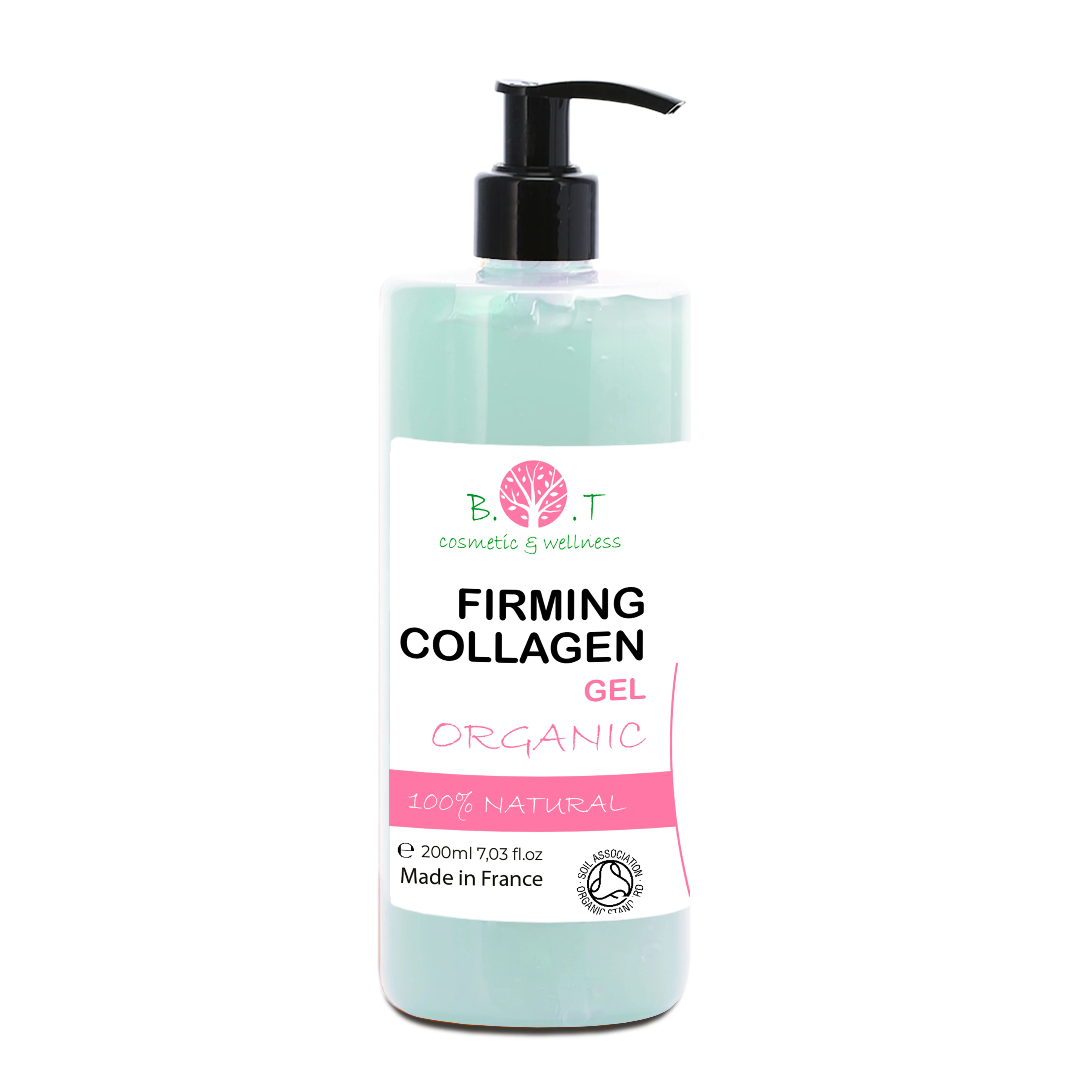 Gel de Colágeno Marino Bio-Activo - Reducción de Arrugas y Estimulación del Colágeno | Reafirmante, Hidratante, Compatible con Radiofrecuencia - B.O.T Cosmetic & Wellness