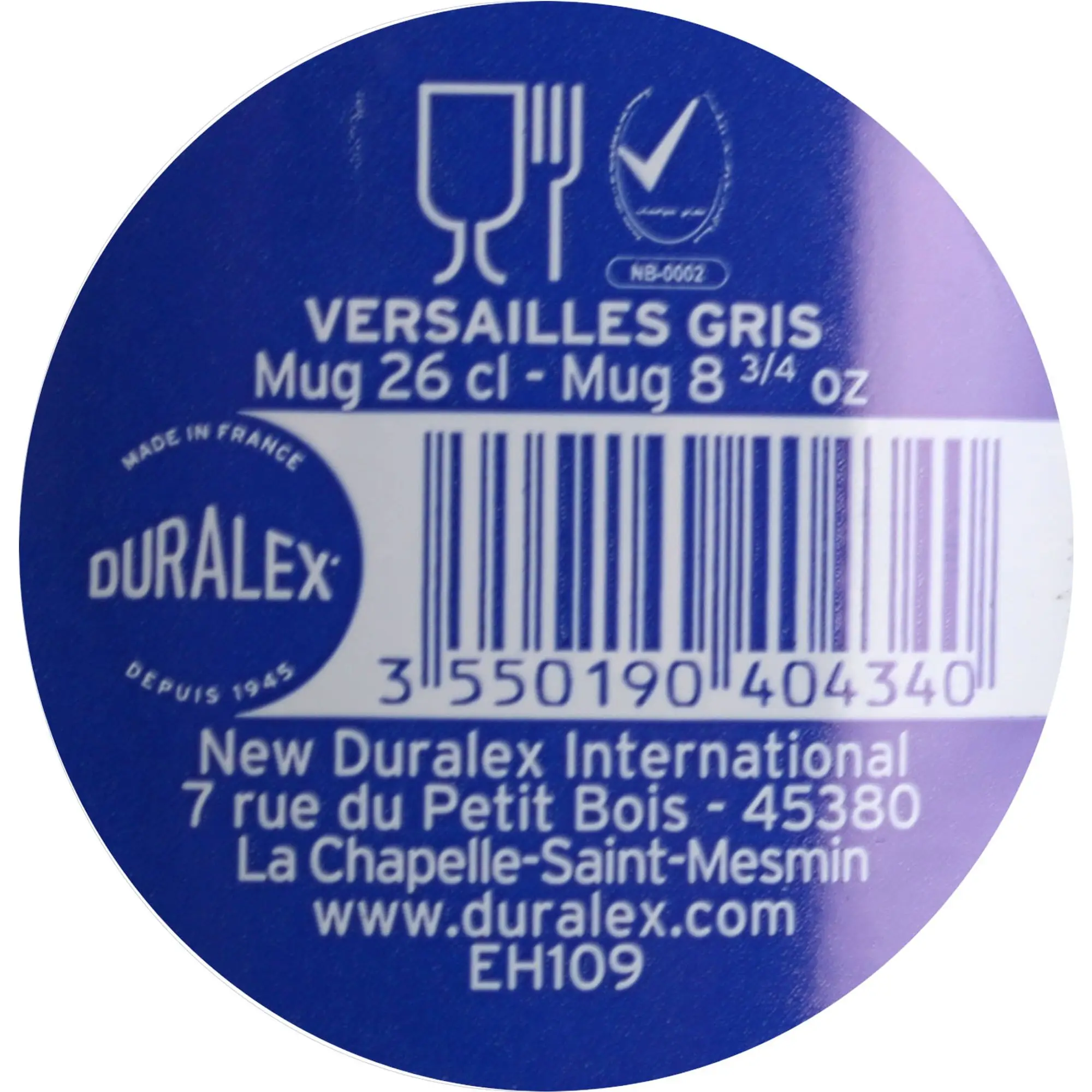 Inde-stackable Cup 26cl gray Range Versailles-ergonomic and durable-modern and sophisticated design #7