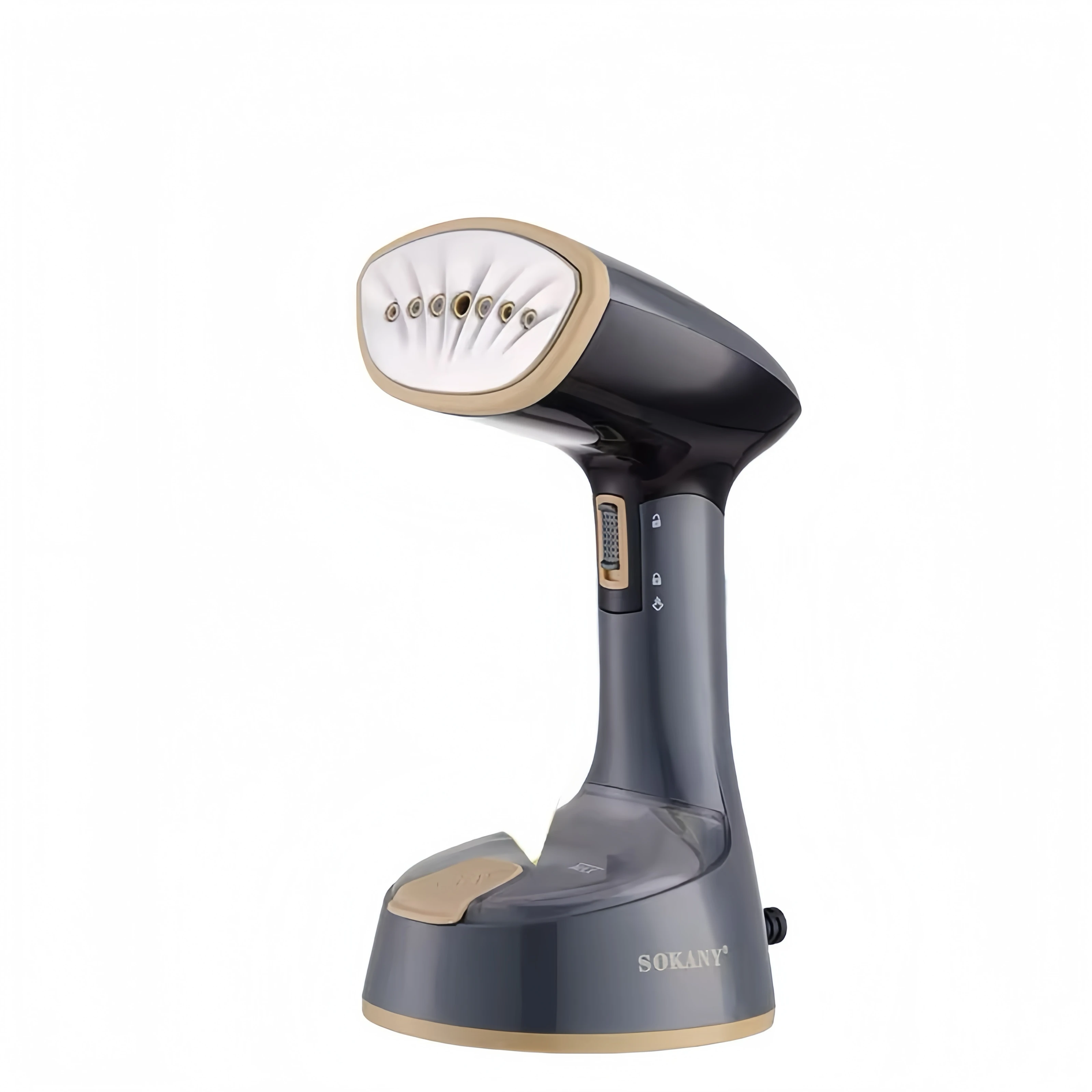 SOKANY-Plancha de Vapor Vertical Plegable Sokany 1470W,Plancha de vapor portátil de alta potencia