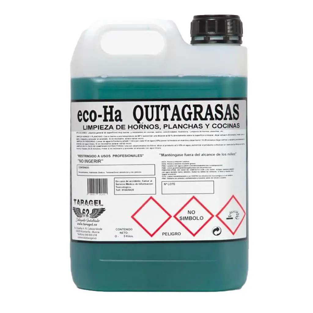 5 Liter ECO-HA Cleaning-Concentrated Degrease for Kitchen, Furnaces, Flooring | Eco-friendly, Powerful Biodegradable Product | ECO-HA Brand