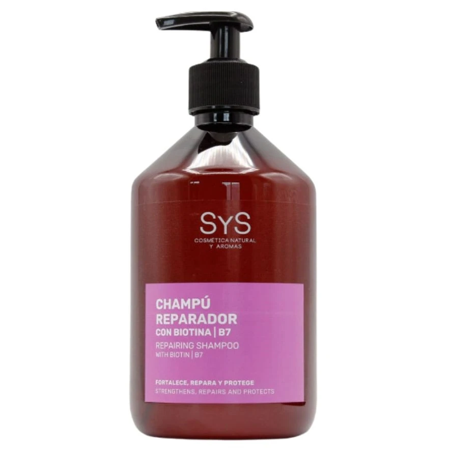 Natural Cosmetic 500ml SYS biotin Repair Shampoo