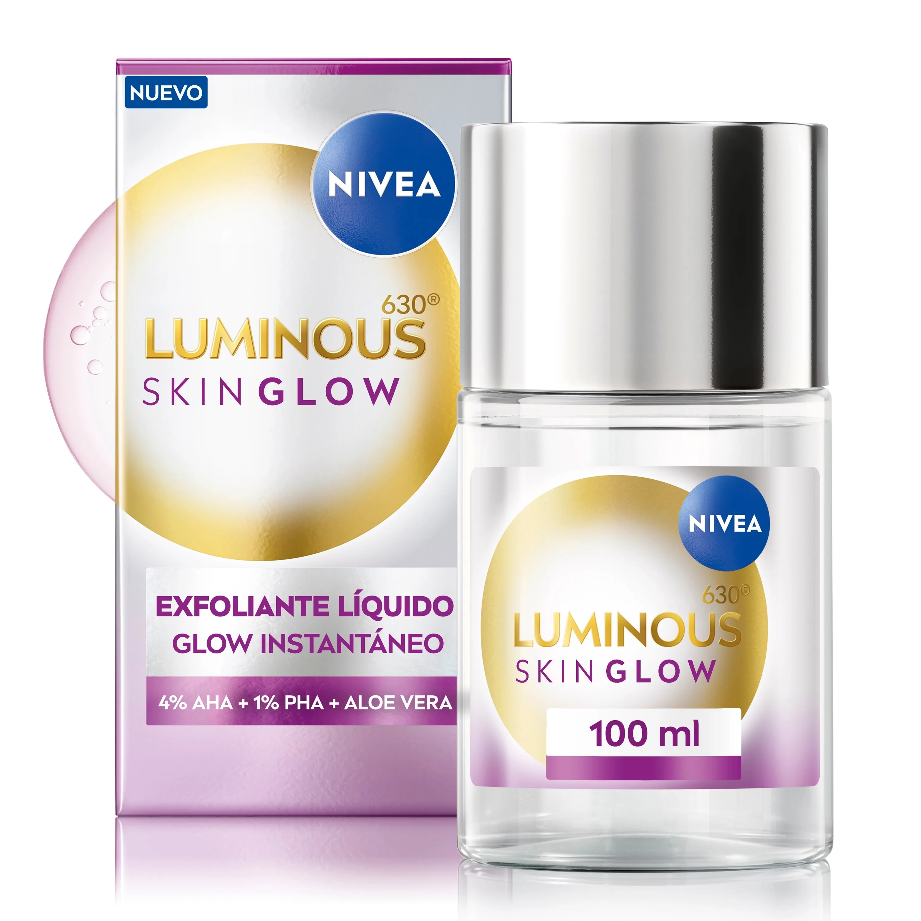 NIVEA LUMINOUS630 SKIN GLOW Exfoliante Líquido 100ml