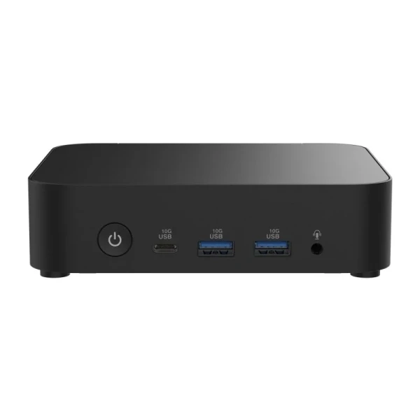 Asus nuc 14 essential slim mini ordenador intel n250 - ddr5 - usb 2.0, 3.2, hdmi, rj-45, wifi6, bluetooth - color negro