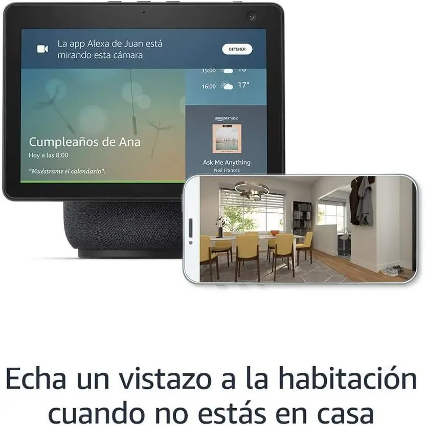 Amazon echo show 10 (3rd generation) smart hd screen with motion and alexa - smart speaker