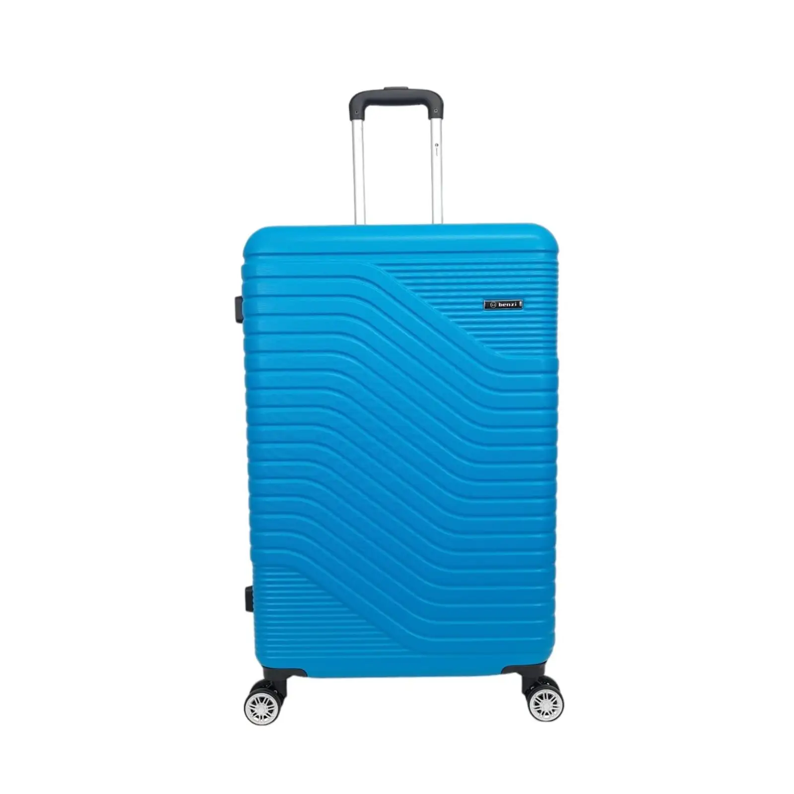 Maleta barata grande Benzi BZ5747 Azul de 76 x 47 x 27 muy ligera 3,8 kg. 4 ruedas dobles giratorias 360º. Cerradura de combinación. Excelente relación calidad-precio. (Azul)